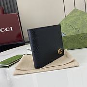 Gucci GG Marmont Bi-fold Card Case Wallet Black 11x9cm - 4