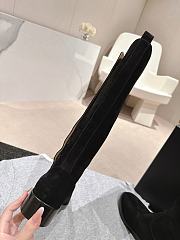 Chanel Black Suede Boot - 2
