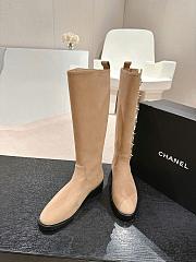 Chanel Beige Suede Boot - 2