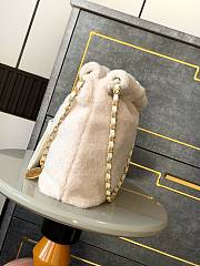 Chanel 22 Bag Fleece Gold White 35x37x7cm - 3