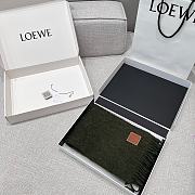 Loewe Green Scarf 185x23cm - 3