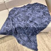 Dior Blue Scarf 140x180cm - 3