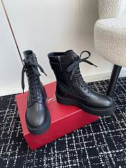 Viv' Rangers Combat Boots Black Leather - 4