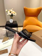 Burberry Black Slides - 5