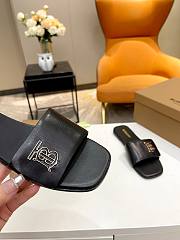 Burberry Black Slides - 2