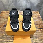 Louis Vuitton LV Trainer Damier Denim Black Sneaker - 3