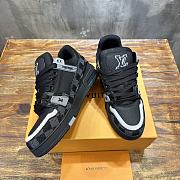 Louis Vuitton LV Trainer Damier Denim Black Sneaker - 2