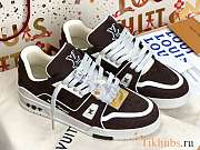 Louis Vuitton LV Trainer Brown Sneaker - 1