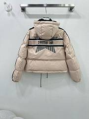 Dior DiorAlps Hooded Cropped Puffer Jacket Pink - 5