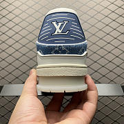 Louis Vuitton LV Trainer Sneaker Blue Denim - 4