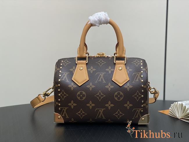 Louis Vuitton LV Speedy Trunk 20 Bag Monogram 20x14x12cm - 1