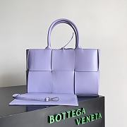 Bottega Veneta Small Arco Tote Bag Purple 30x20x11.5cm - 1