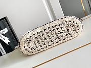 Chanel Tote Bag Crochet Black 21x33x11cm - 5