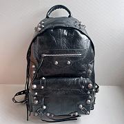 Balenciaga Le Cagole Backpack Black Arena Lambskin 48x33x9cm - 1