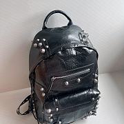 Balenciaga Le Cagole Backpack Black Arena Lambskin 48x33x9cm - 5