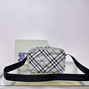 Burberry Check Crossbody Bag Lichen 25x12x18cm - 5