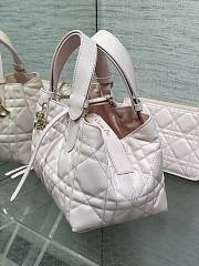 Dior Small Toujours Bag Pale Pink 23 x 14 x 12 cm - 5