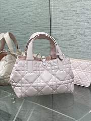 Dior Small Toujours Bag Pale Pink 23 x 14 x 12 cm - 3