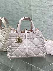 Dior Medium Toujours Bag Pale Pink 28.5x19x21cm - 1