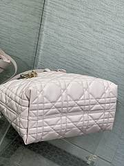 Dior Medium Toujours Bag Pale Pink 28.5x19x21cm - 6