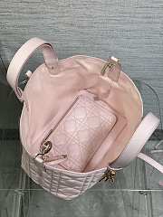 Dior Medium Toujours Bag Pale Pink 28.5x19x21cm - 5