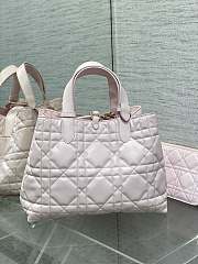 Dior Medium Toujours Bag Pale Pink 28.5x19x21cm - 4