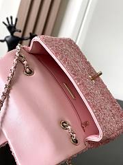 Chanel Mini Flap Bag Pink Sequins 20x15x7cm - 2