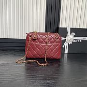 Chanel Camera Case Burgundy Bag 24cm - 6