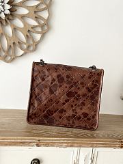 Chanel Flap Bag Brown 26x11x23cm - 2