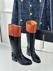 Gucci Black Honey Knee High Boots - 1