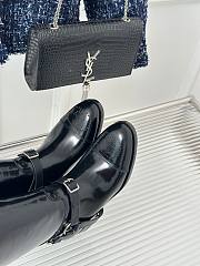 Gucci Black Honey Knee High Boots - 4