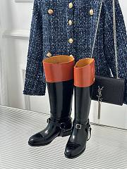 Gucci Black Honey Knee High Boots - 3