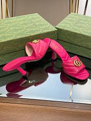 Gucci Double GG Marmont Fuchsia Pink 7.5cm - 5