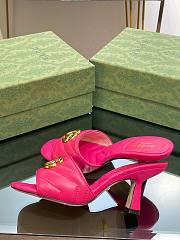 Gucci Double GG Marmont Fuchsia Pink 7.5cm - 2