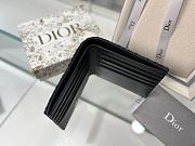 Dior Wallet Black Oblique 11.5x9.5cm - 5