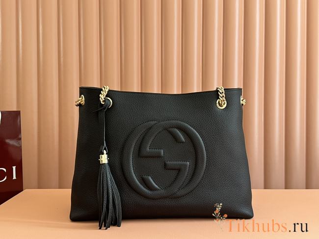 Gucci Soho Bag Black Top Handle 38x27x14cm - 1