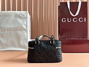 Gucci GG Emblem Super Mini Bag Black 20x12x6cm - 5