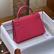 Hermes Mini Kelly Pink Gold Epsom 19cm - 4