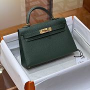 Hermes Mini Kelly Dark Green Gold 19cm - 1