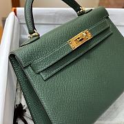 Hermes Mini Kelly Dark Green Gold 19cm - 2