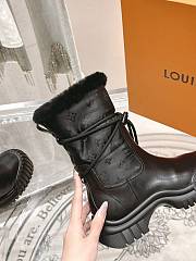 Louis Vuitton LV Ruby Flat Ankle Boot Black - 4