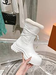 Louis Vuitton LV Ruby Flat Ankle Boot White - 5