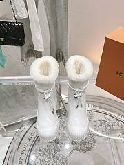 Louis Vuitton LV Ruby Flat Ankle Boot White - 2