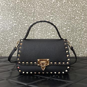 Valentino Garavani Bag Rockstud Black 22x15x9cm