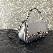 Valentino Garavani Bag Rockstud Silver 22x15x9cm - 3