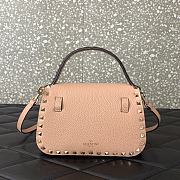 Valentino Garavani Bag Rockstud Pink 22x15x9cm - 3