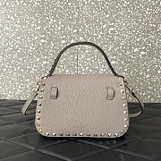 Valentino Garavani Bag Rockstud Grey 22x15x9cm - 2