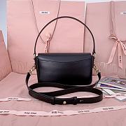 Miu Miu Penny Gold Coin Bag Black 23x13.5x5cm - 5