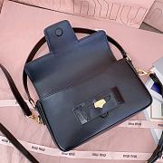 Miu Miu Penny Gold Coin Bag Black 23x13.5x5cm - 2