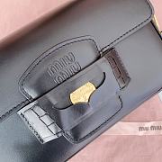 Miu Miu Penny Gold Coin Bag Black 23x13.5x5cm - 3